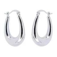 1 Pair Casual Classic Style U Shape Plating 304 Stainless Steel 14K Gold Plated Hoop Earrings main image 6