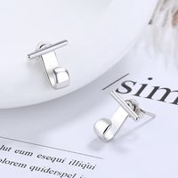 1 Pair Simple Style Solid Color Plating Copper Gold Plated Ear Studs main image 1