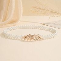 Elegant Shiny Butterfly Synthetic Resin Alloy Inlay Rhinestones Women's Chain Belts main image 4