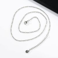 304 Stainless Steel Basic Plating Geometric Necklace main image 9