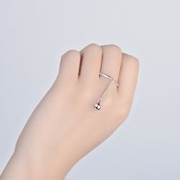 Wholesale Simple Style Bell Copper White Gold Plated Charm Rings main image 3