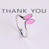Wholesale Simple Style Classic Style Butterfly Copper Stoving Varnish Rings main image 3