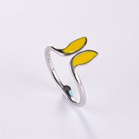 Wholesale Simple Style Classic Style Butterfly Copper Stoving Varnish Rings main image 4
