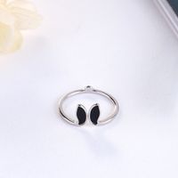 Wholesale Simple Style Classic Style Butterfly Copper Stoving Varnish Rings sku image 2