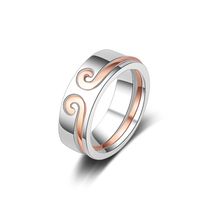 Simple Style Hoop Spell Copper Plating Adjustable Ring sku image 4