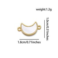 Ig Style Star Moon Fish Tail Copper Plating 18k Gold Plated Charms sku image 4