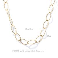 304 Stainless Steel Basic Plating Geometric Necklace main image 4