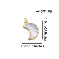 Ig Style Geometric Star Fish Tail Copper 18k Gold Plated Charms sku image 2
