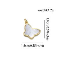 Ig Style Geometric Star Fish Tail Copper 18k Gold Plated Charms sku image 4