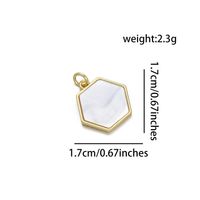 Ig Style Geometric Star Fish Tail Copper 18k Gold Plated Charms sku image 5