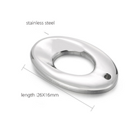 1 Piece Stainless Steel Oval Simple Style main image 2