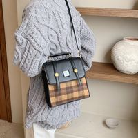 Small Lattice Casual School Daily Women's Backpack main image 3