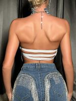 Women's Vest Tank Tops Backless Sexy Streetwear Solid Color main image 3