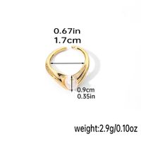 Original Design Simple Style Round Freshwater Pearl Copper Plating Inlay Pearl 18k Gold Plated Silver Plated Open Rings sku image 3