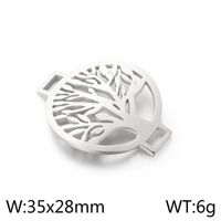1 Piece Stainless Steel 18K Gold Plated Tree sku image 2