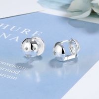 1 Pair Simple Style Geometric Star Plating Inlay Copper Zircon White Gold Plated Ear Studs main image 4