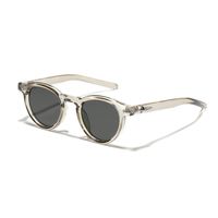 Classic Style Solid Color Ac Round Frame Full Frame Men's Sunglasses main image 2