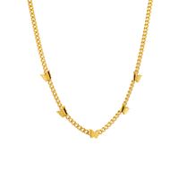 Edelstahl 304 18 Karat Vergoldet Einfacher Stil Überzug Schmetterling Keine Intarsien Halskette main image 3