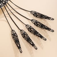 Gothique Géométrique Le Fer Placage Chaîne Évider Femmes Bracelets main image 4