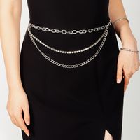 Elegant Fashion Geometric Metal Plating Women's Chain Belts main image 1