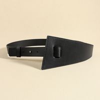 Retro Simple Style Geometric Pu Leather Women's Leather Belts sku image 1