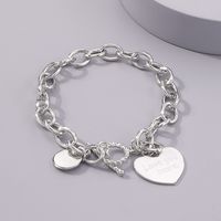 Romantic Cool Style Letter Heart Shape Alloy Wholesale Bracelets sku image 1