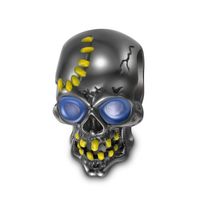 Retro Flower Skull Sterling Silver Epoxy Jewelry Accessories sku image 9