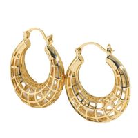 1 Pair Simple Style Solid Color Plating Sterling Silver Gold Plated Silver Plated Earrings main image 4