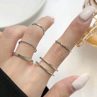 Solid Color Butterfly Alloy Women's Rings main image 4