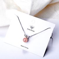 Copper Simple Style Classic Style Bunny Ears Pendant Necklace main image 1