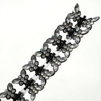 Women's Vacation Sweet Butterfly Alloy Glass Inlay Rhinestones Hair Clip sku image 1