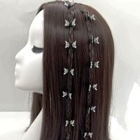Women's Vacation Sweet Butterfly Alloy Glass Inlay Rhinestones Hair Clip main image 2