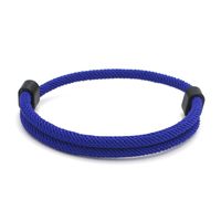 Casual Simple Style Solid Color Synthetics Handmade Women's Men's Wristband sku image 1