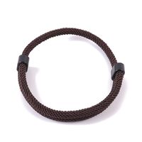 Casual Simple Style Solid Color Synthetics Handmade Women's Men's Wristband sku image 4