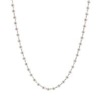 Perle Artificielle Plaqué Or 18K Style Simple Perlé Couleur Unie Collier sku image 1