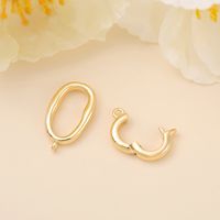 1 Piece Metal Copper Oval Simple Style Classic Style main image 3