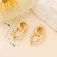 1 Piece Metal Copper Oval Simple Style Classic Style main image 2