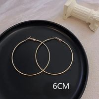 1 Paar Lässig Elegant Ferien Einfarbig Überzug Rostfreier Stahl Weißgold Plattiert Vergoldet Ohrringe sku image 9