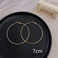 1 Pair Casual Elegant Vacation Solid Color Plating Stainless Steel White Gold Plated Gold Plated Earrings sku image 10