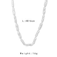Simple Style Geometric Imitation Pearl Beaded Men's Necklace main image 2