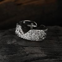 Classic Style C Shape Copper Plating White Gold Plated Rings main image 4