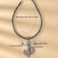 Simple Style Classic Style Color Block Gold Plated Turquoise Alloy Wholesale Jewelry Set main image 2