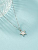 Simple Style Star Stainless Steel Necklace main image 3