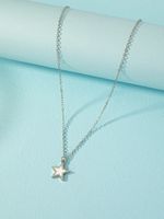 Simple Style Star Stainless Steel Necklace main image 5