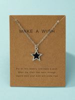 Simple Style Star Stainless Steel Necklace sku image 2