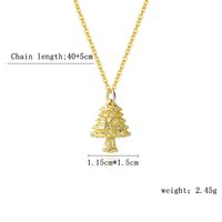 Simple Style Solid Color Sterling Silver Plating Inlay Zircon Gold Plated Necklace main image 2