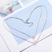 Simple Style Classic Style Solid Color Copper Plating Gold Plated Layered Necklaces main image 5