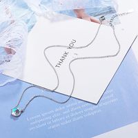 Simple Style Solid Color Copper Pendant Necklace main image 4