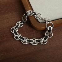 Hip-hop Geometric Titanium Steel Plating Bracelets Necklace main image 8