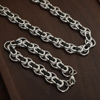 Hip-hop Geometric Titanium Steel Plating Bracelets Necklace main image 10